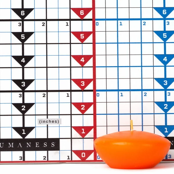 3 Inch Orange Floating Candles - Image 2