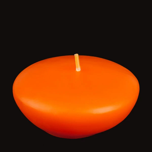 3 Inch Orange Floating Candles - Image 3