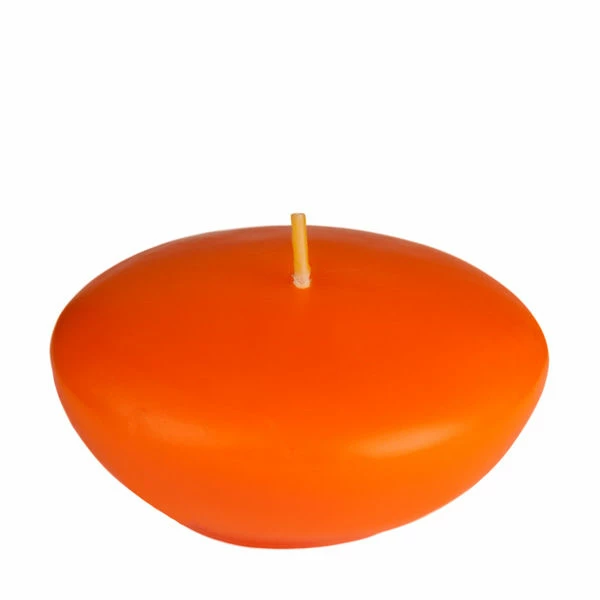 3 Inch Orange Floating Candles - Image 7
