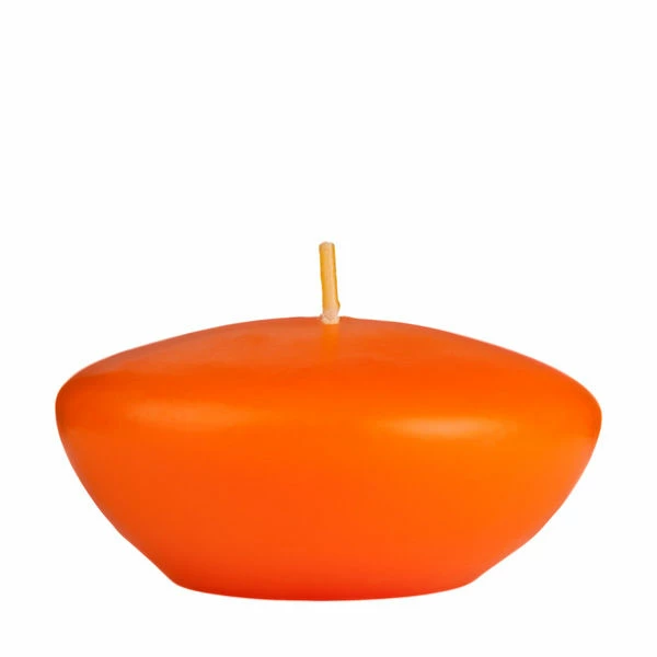 3 Inch Orange Floating Candles - Image 8