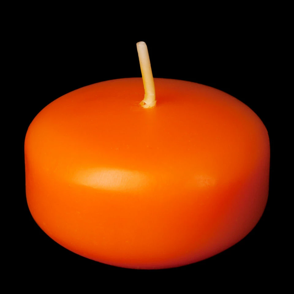 2 Inch Orange Floating Candles - Image 3