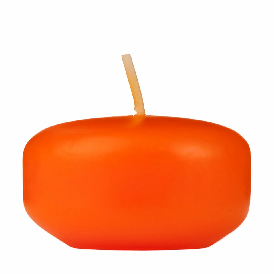 2 Inch Orange Floating Candles - Image 8