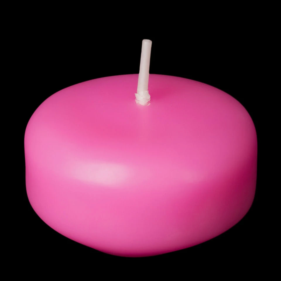 2 Inch Hot Pink Floating Candles - Image 3