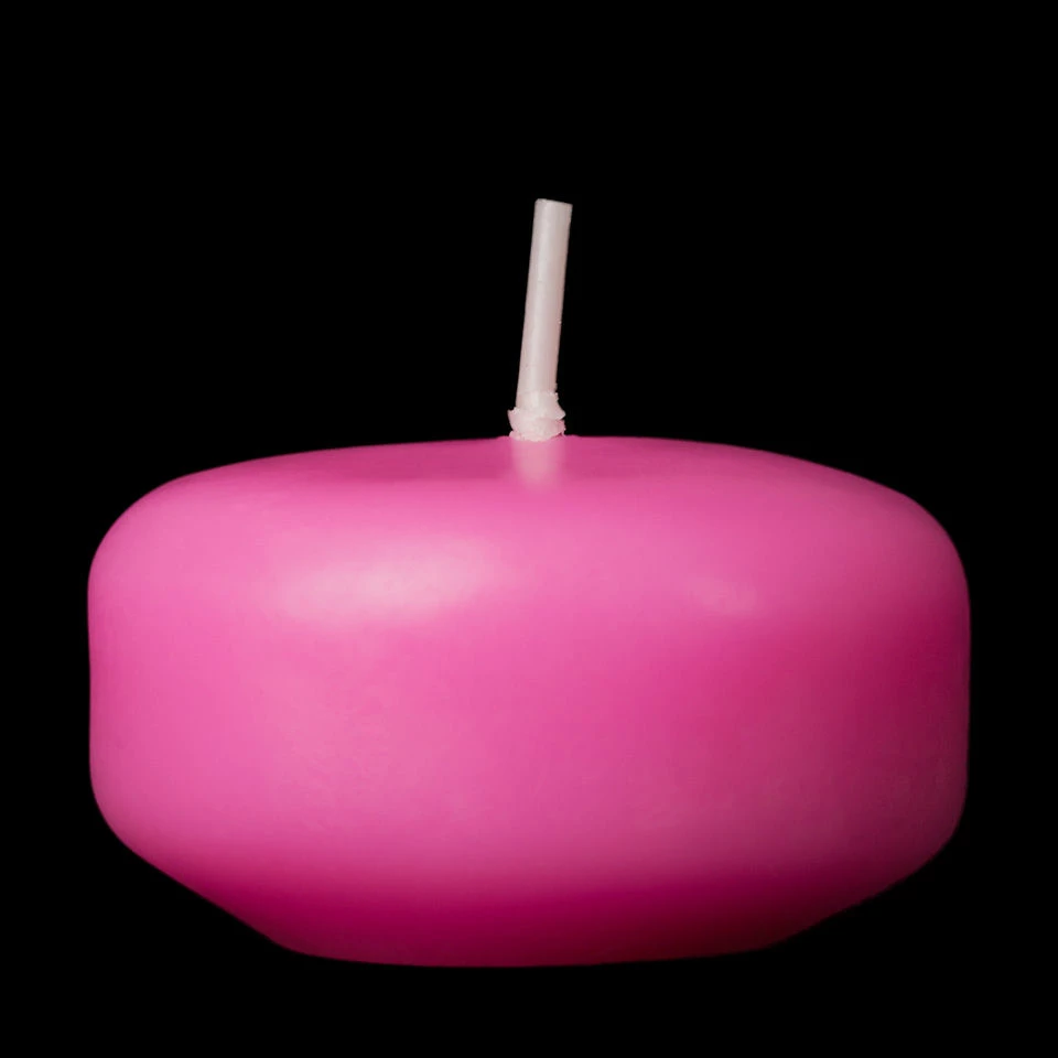 2 Inch Hot Pink Floating Candles - Image 4