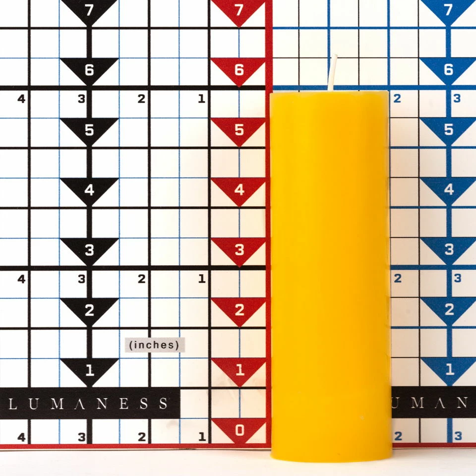 2x6 Yellow Pillar Candle - Image 5