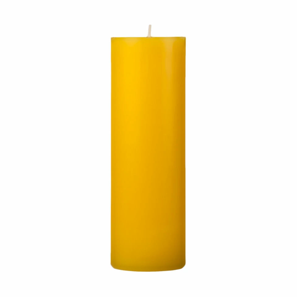 2x6 Yellow Pillar Candle - Image 10