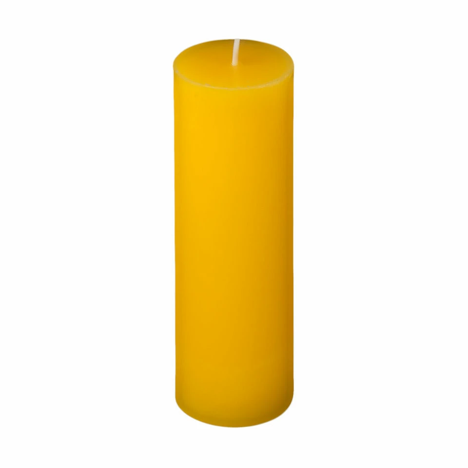 2x6 Yellow Pillar Candle - Image 11