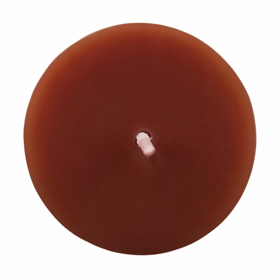 2x6 Brown Pillar Candle - Image 2