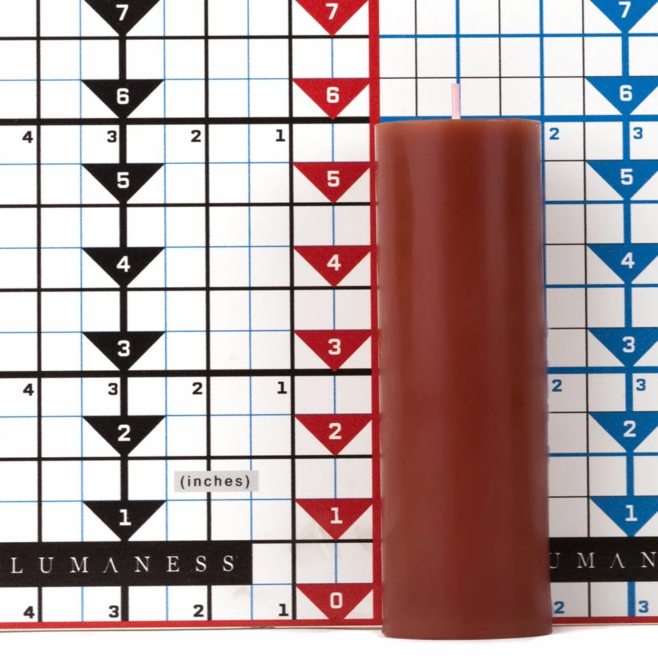 2x6 Brown Pillar Candle - Image 4