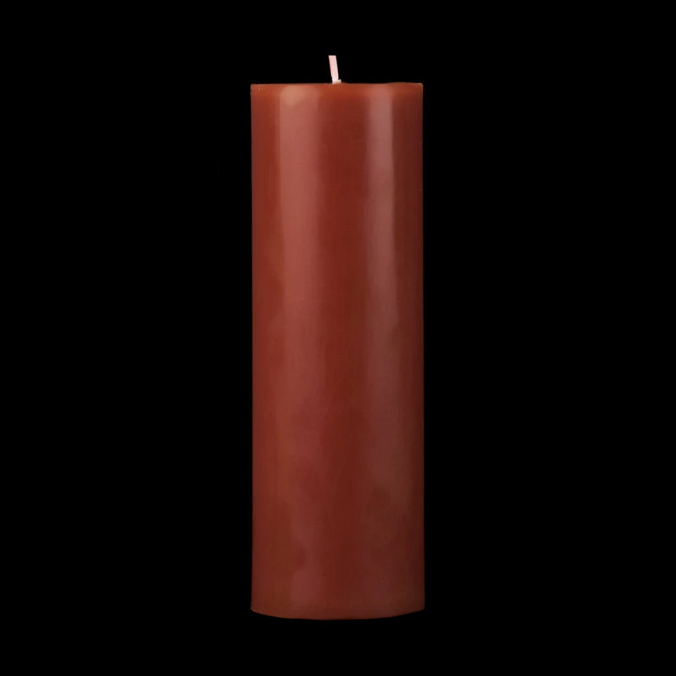2x6 Brown Pillar Candle - Image 5