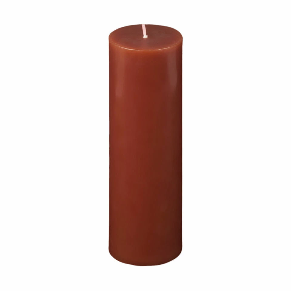 2x6 Brown Pillar Candle - Image 10
