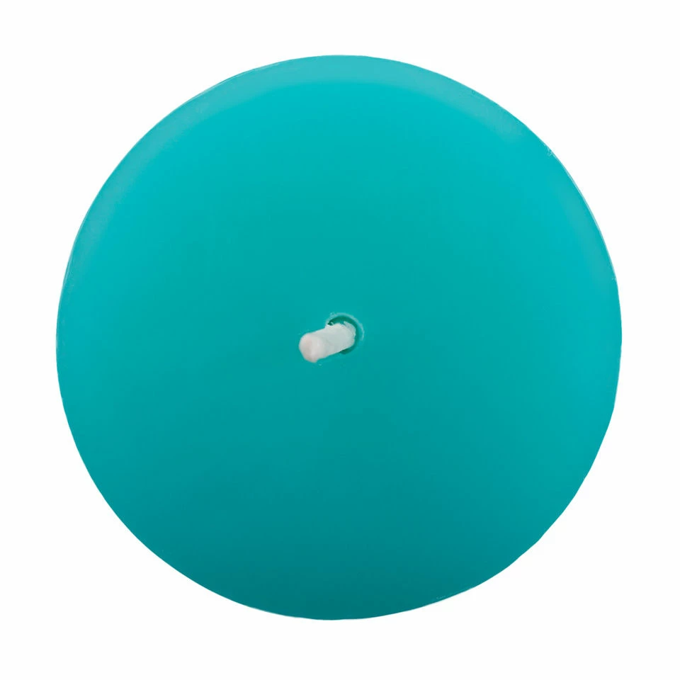 2x6 Turquoise Pillar Candle - Image 3