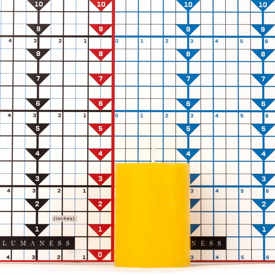 3x4 Yellow Pillar Candle - Image 5