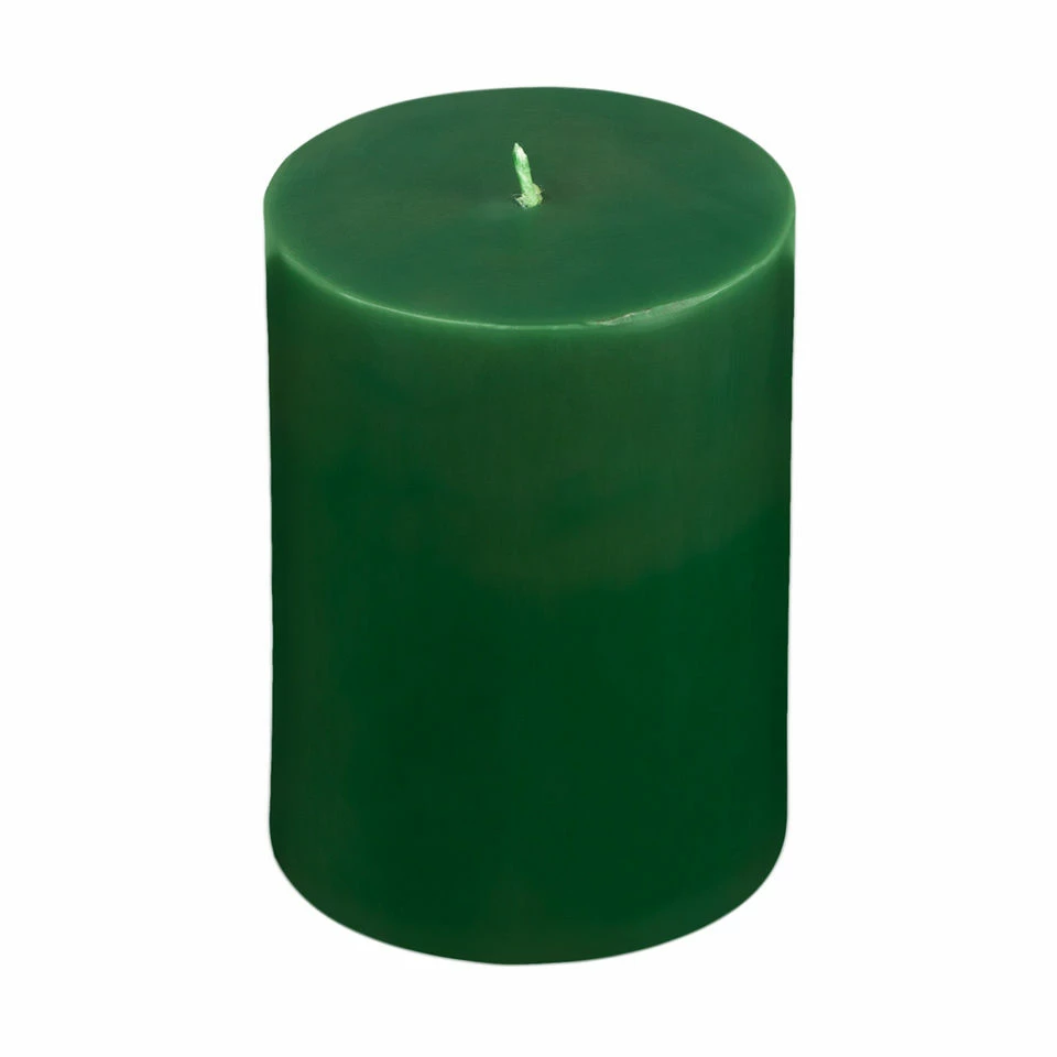 3x4 Green Pillar Candle - Image 10
