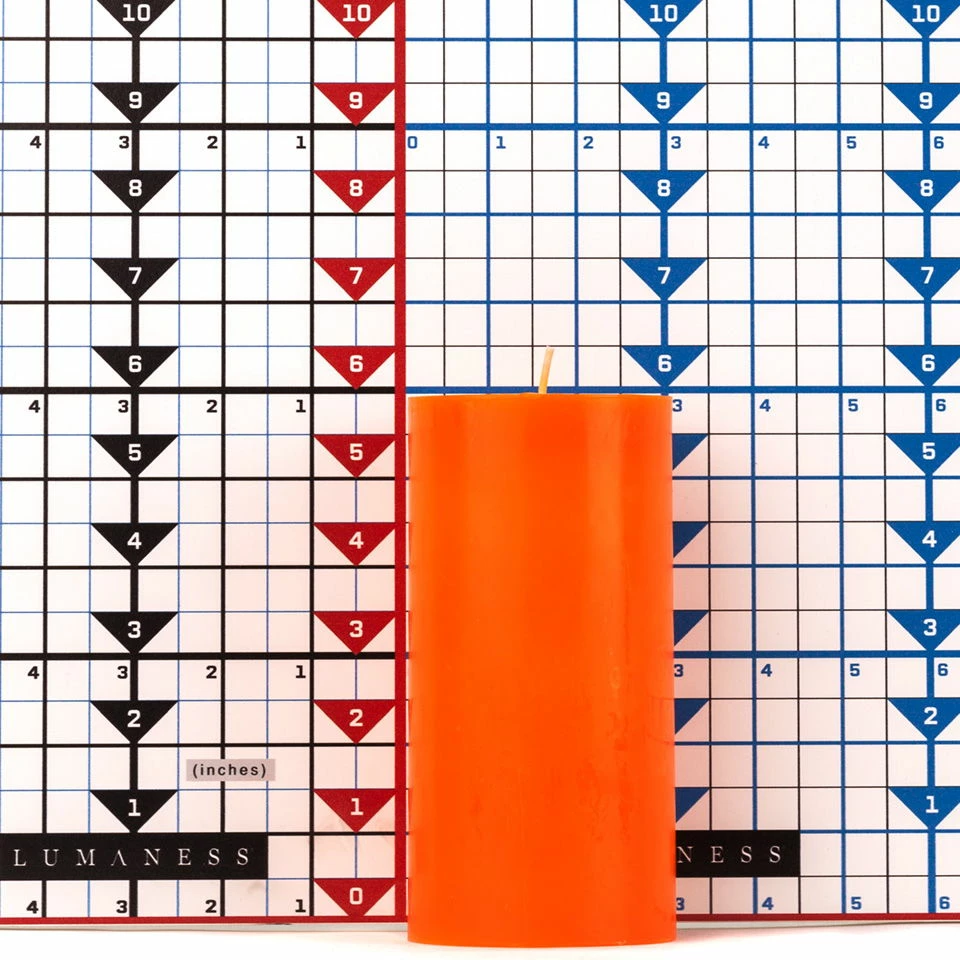 3x6 Orange Pillar Candle - Image 5