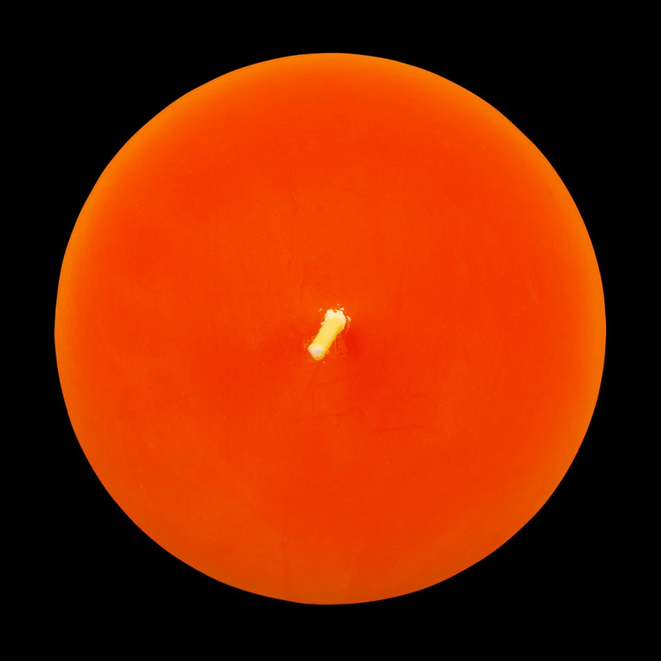 3x6 Orange Pillar Candle - Image 8