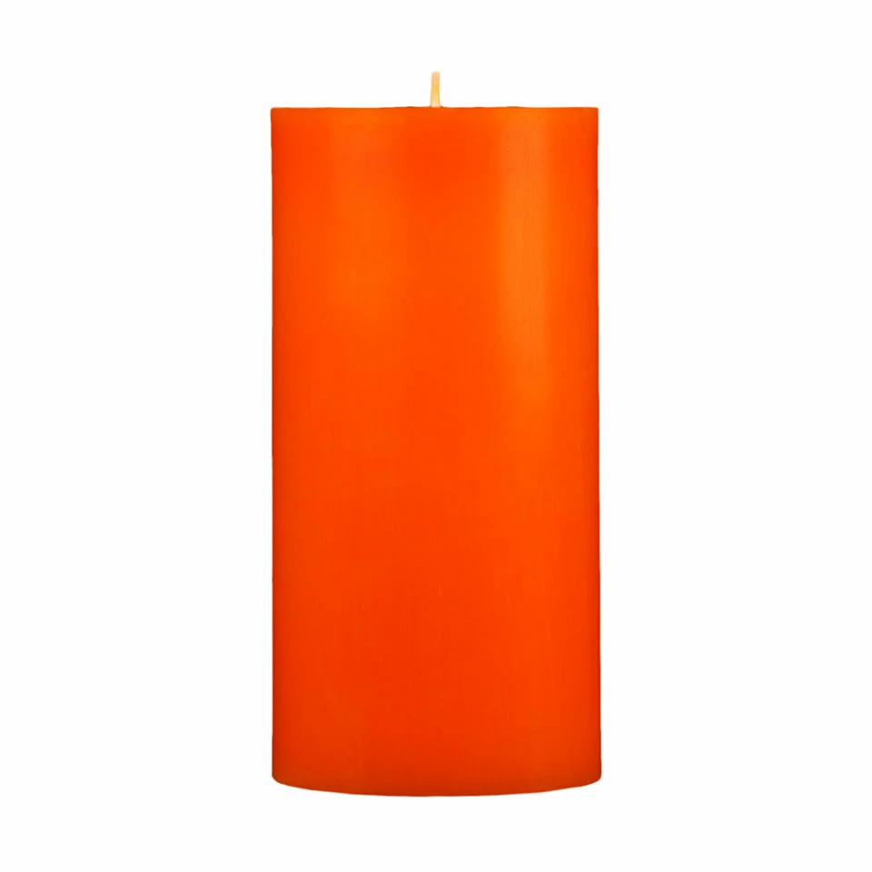 3x6 Orange Pillar Candle - Image 10