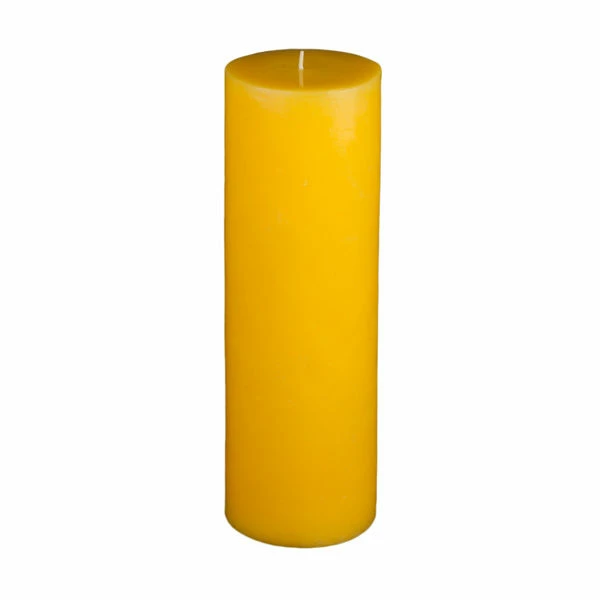 4x12 Yellow Pillar Candle - Image 4