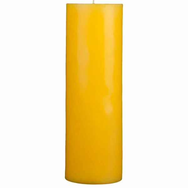 4x12 Yellow Pillar Candle - Image 11