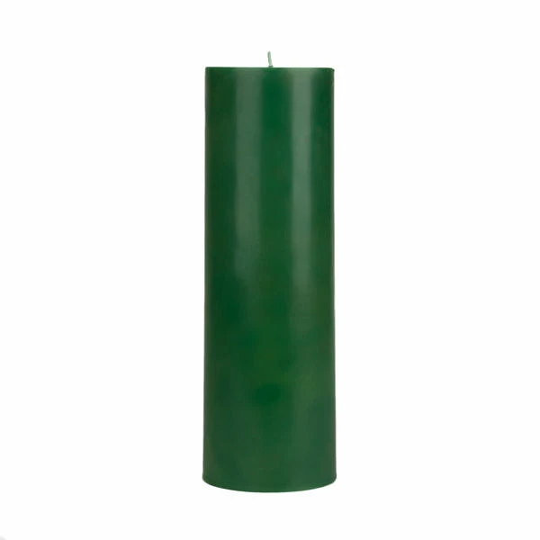 4x12 Green Pillar Candle - Image 2