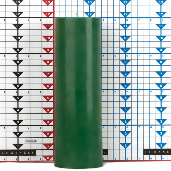 4x12 Green Pillar Candle - Image 6