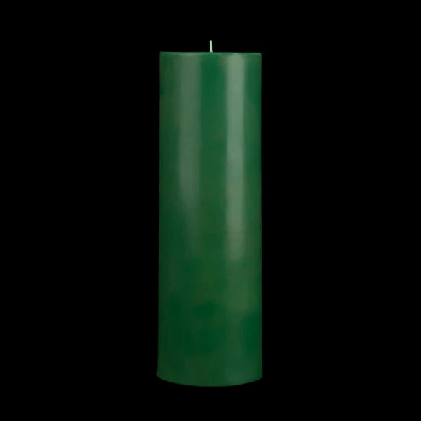 4x12 Green Pillar Candle - Image 7