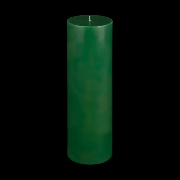 4x12 Green Pillar Candle - Image 8
