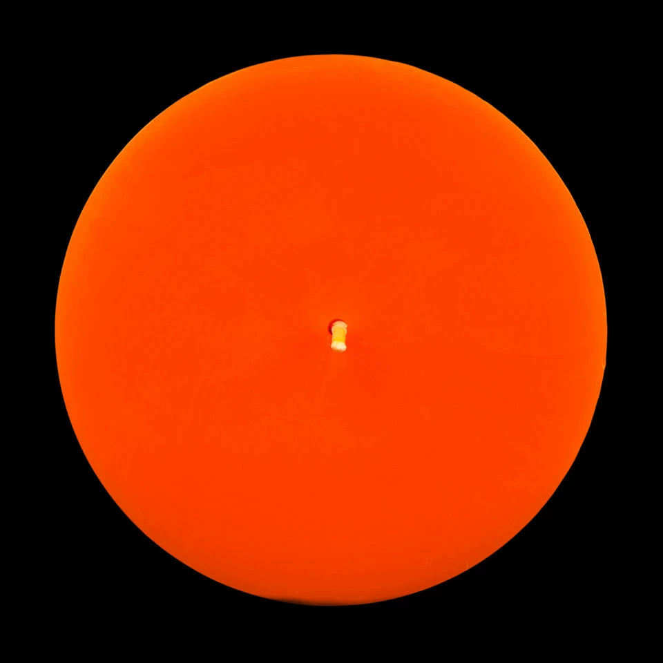 4x6 Orange Pillar Candle - Image 8