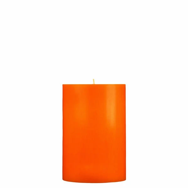 4x6 Orange Pillar Candle - Image 9
