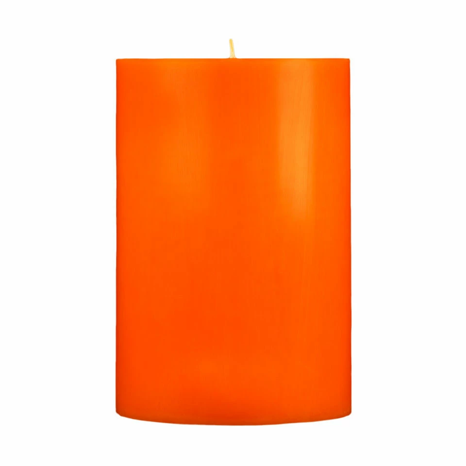 4x6 Orange Pillar Candle - Image 10