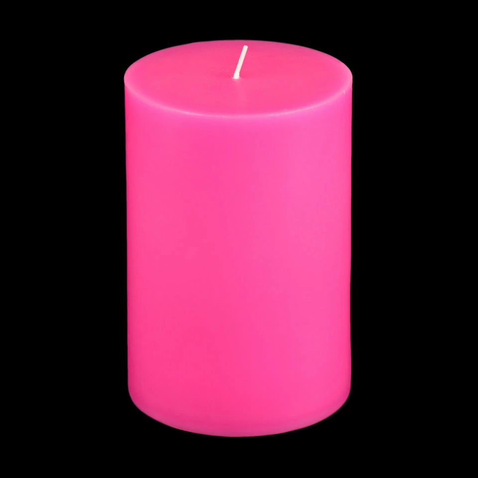 4x6 Hot Pink Pillar Candle - Image 7