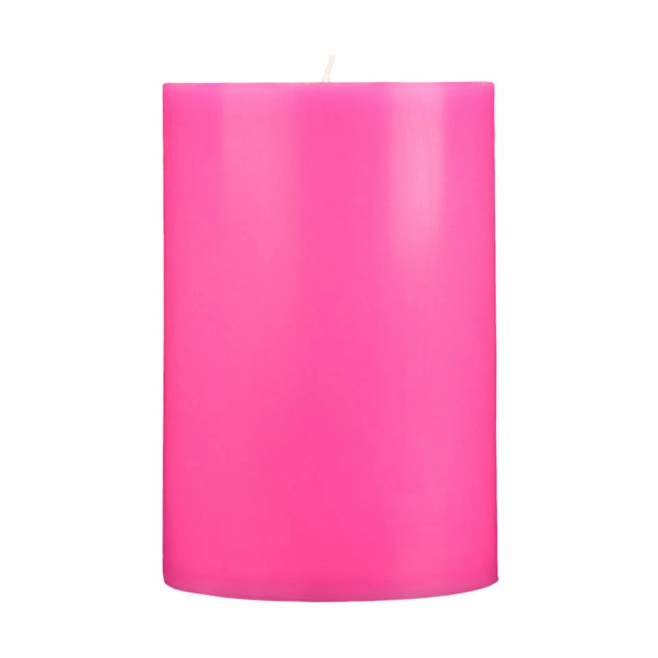 4x6 Hot Pink Pillar Candle - Image 10