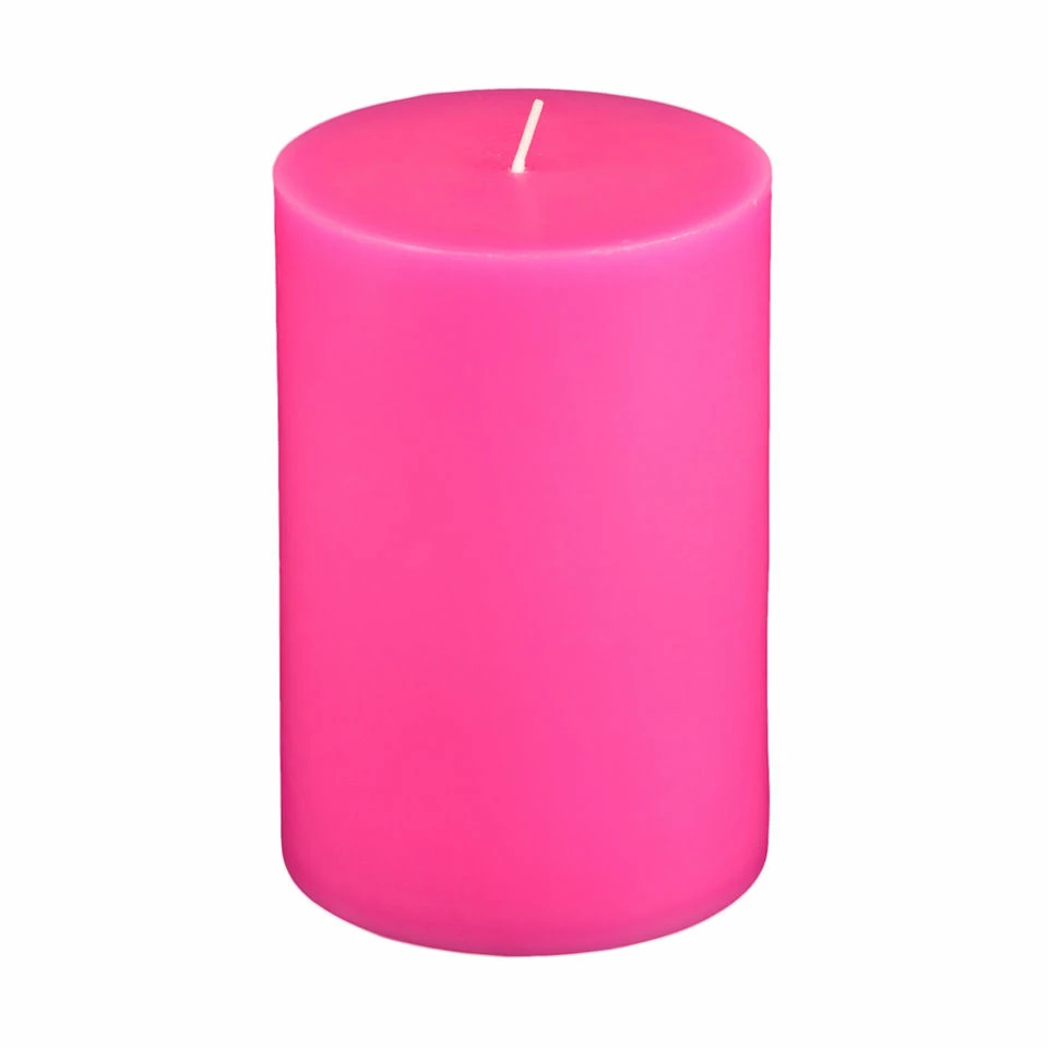 4x6 Hot Pink Pillar Candle - Image 11