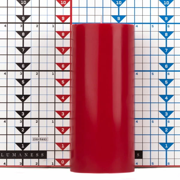 4x9 Red Pillar Candle - Image 5