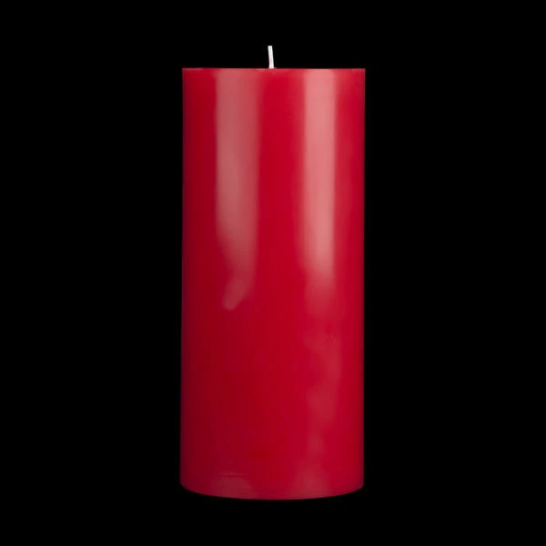 4x9 Red Pillar Candle - Image 6