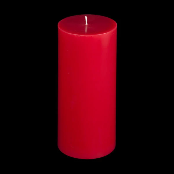 4x9 Red Pillar Candle - Image 7