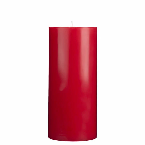 4x9 Red Pillar Candle - Image 9