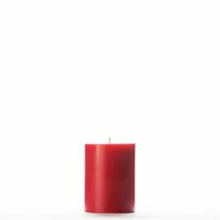3x4 Red Pillar Candle