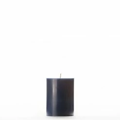 3x4 Blue Pillar Candle