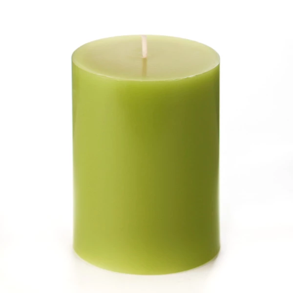 3x4 Green Pillar Candle - Image 3