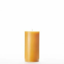 3x6 Yellow Pillar Candle