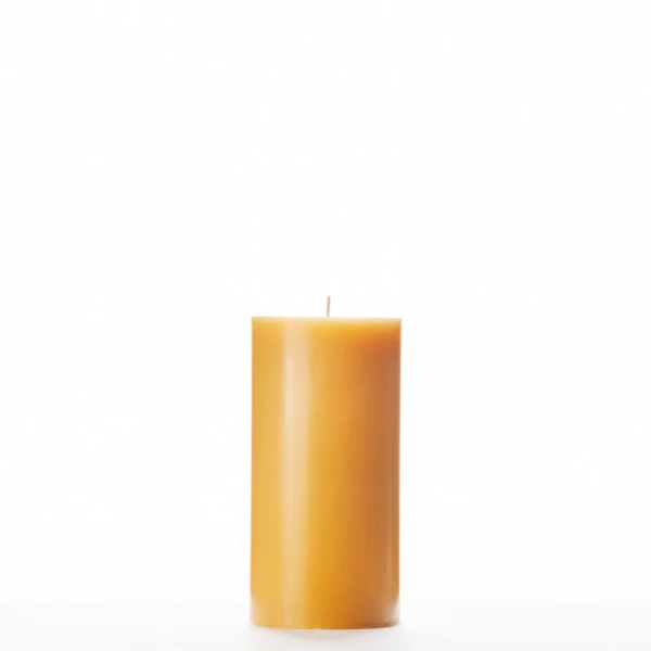 3x6 Yellow Pillar Candle