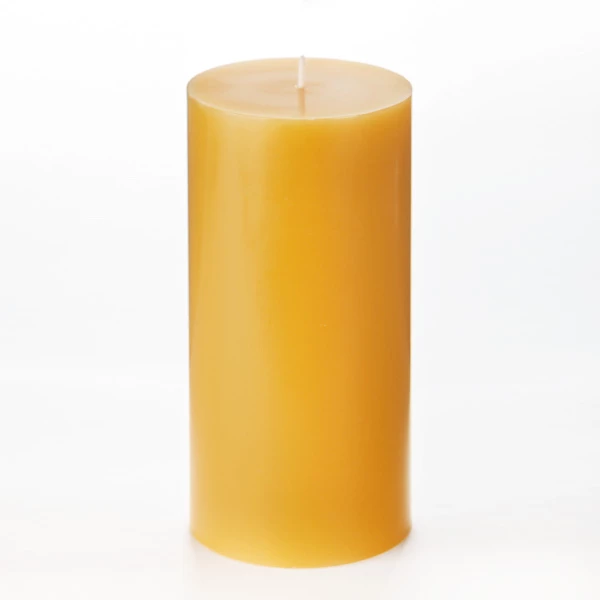 3x6 Yellow Pillar Candle - Image 3