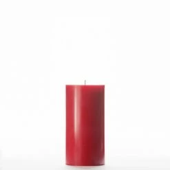 3x6 Red Pillar Candle