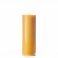 3x9 Yellow Pillar Candle