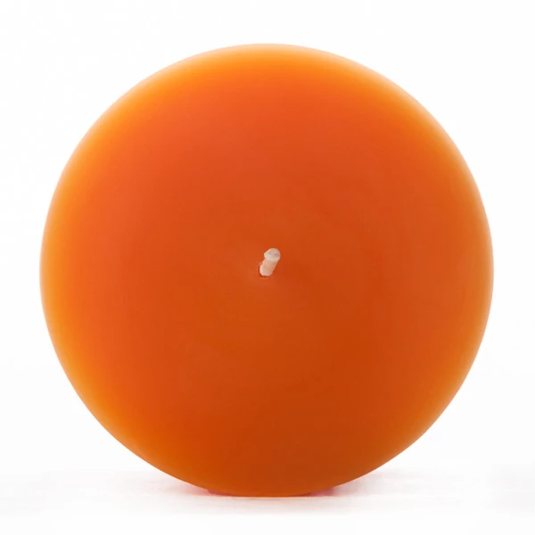 3x9 Orange Pillar Candle 4 3x9 Orange Pillar Candle - Image 4