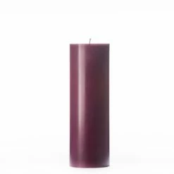 3x9 Purple Pillar Candle