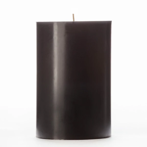 4x6 Black Pillar Candle - Image 2