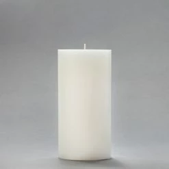 4x8 White Pillar Candle