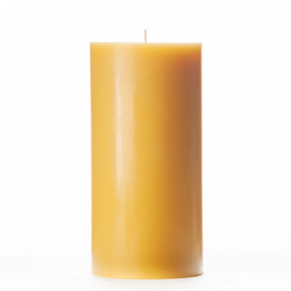 4x8 Yellow Pillar Candle - Image 2
